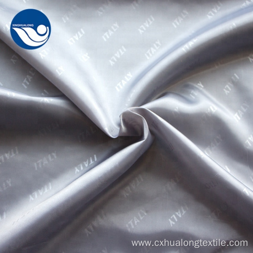 Lining Taffeta Custom Logo Fabric